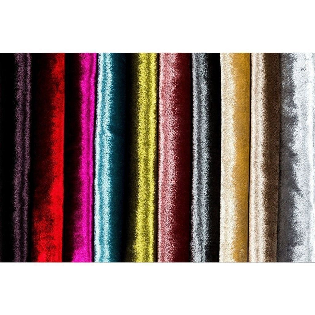 McAlister Textiles Crushed Velvet Rose Pink Table Runner Throws and Runners