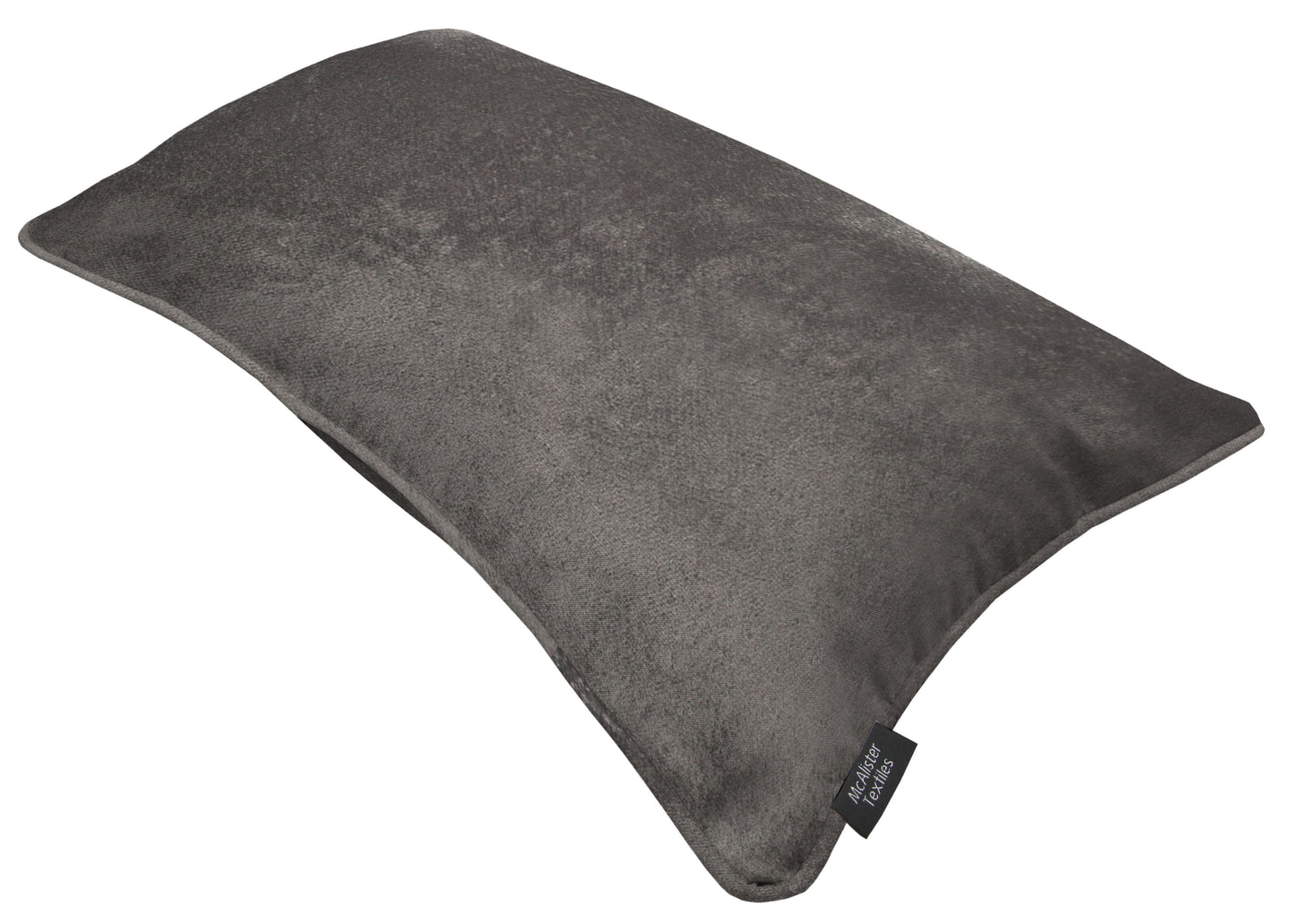 McAlister Textiles Charcoal Grey Crushed Velvet Cushions Cushions and Covers 